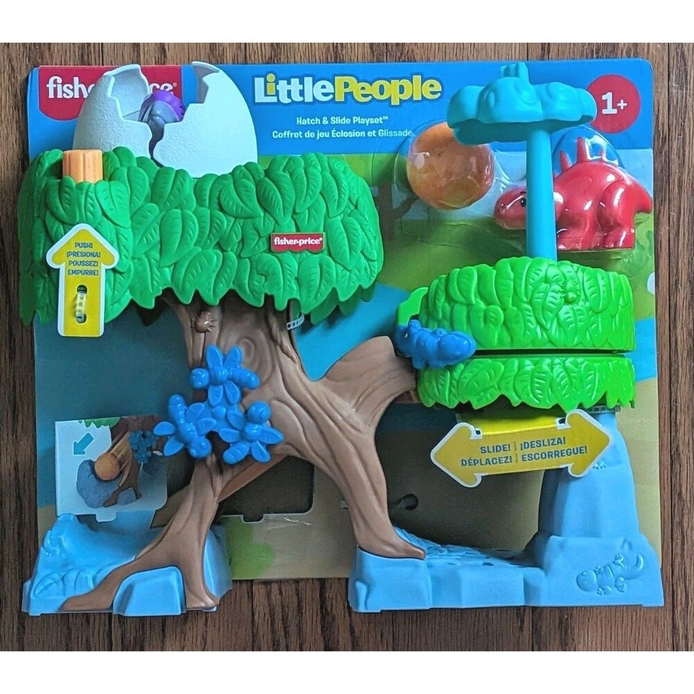 Fisher-Price Little People Dinosaur Hatch & Slide Playset